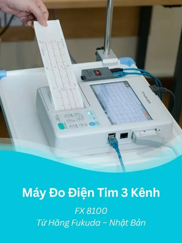 Máy Đo Điện Tim 3 Kênh